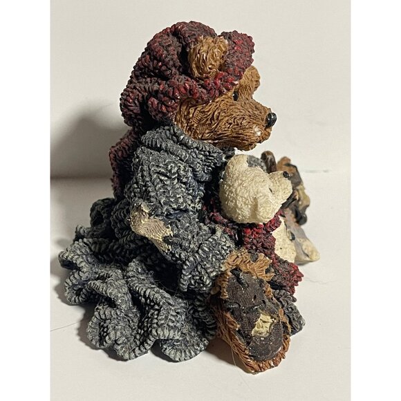 Boyds Bears & Friends Elliot & Snowbeary Figurine Limited Edition VTG 1994 #2242 - Picture 5 of 10